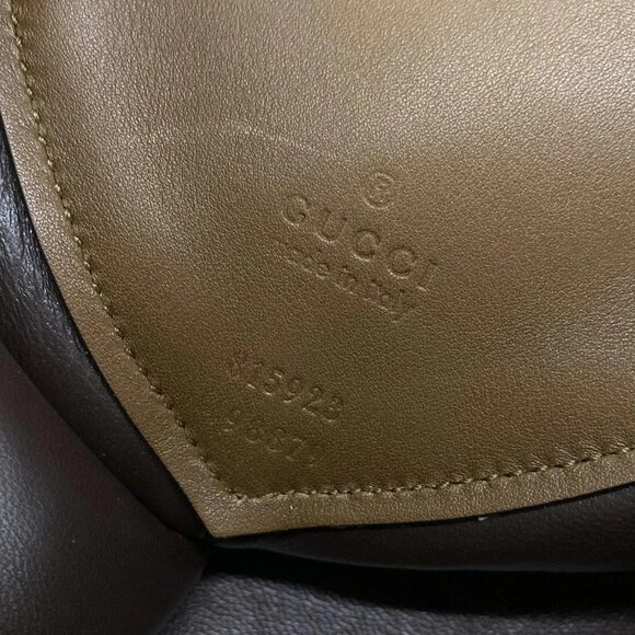 Auth GUCCI Micro GG 815923 Brown Suede Leather - Shoulder Bag - Picture 7 of 16